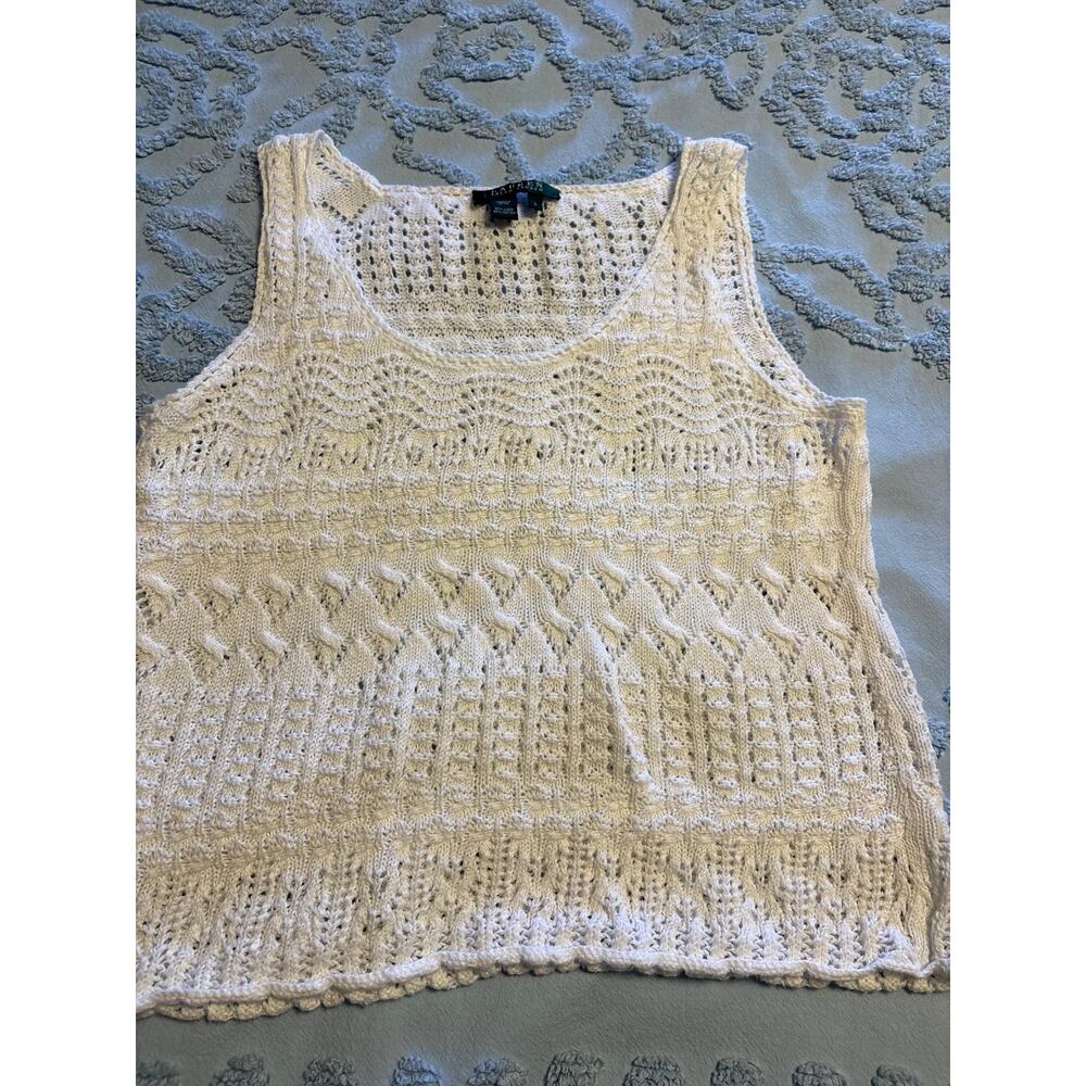 Lauren White Crochet Top